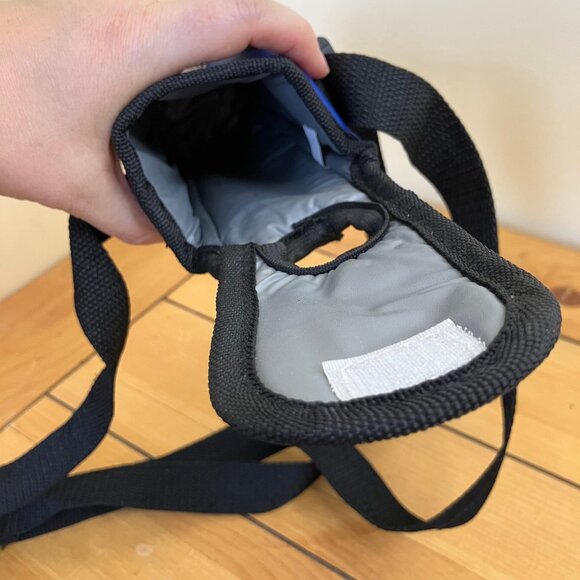 SEGA Water Bottle Holder Tote Vintage Nylon Insulated Sport Bag Adjustable Strap - Picture 5 of 10